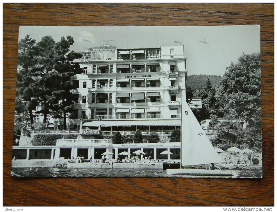 OPATIJA Grand Hotel Belveder Duhan ( 14097 ) Anno 1964 ( Zie Foto Voor Details ) !! - Yougoslavie