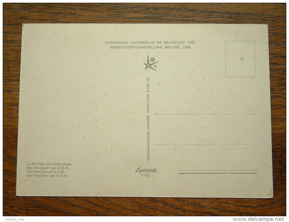 Exposition Universelle De Bruxelles / Wereldtentoonstelling Van BRUSSEL 1958 ( Zie Foto Voor Details ) !! - Andere & Zonder Classificatie