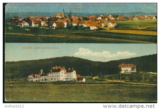 Litho Bad Dürrheim 6.5.1921 Panorama MB Kinder- Und Landessolbad Rare - Bad Duerrheim