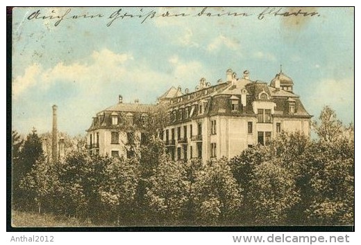 Litho Bad Dürrheim Kurhaus Und Salinen Hotel Von Osten 23.8.1921 - Bad Dürrheim