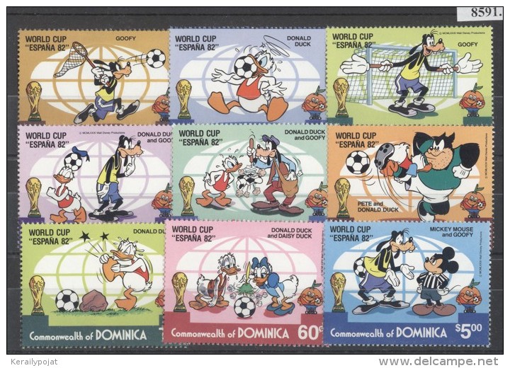 Dominica - 1982 Disney Fifa MNH__(TH-8591) - Dominica (1978-...)