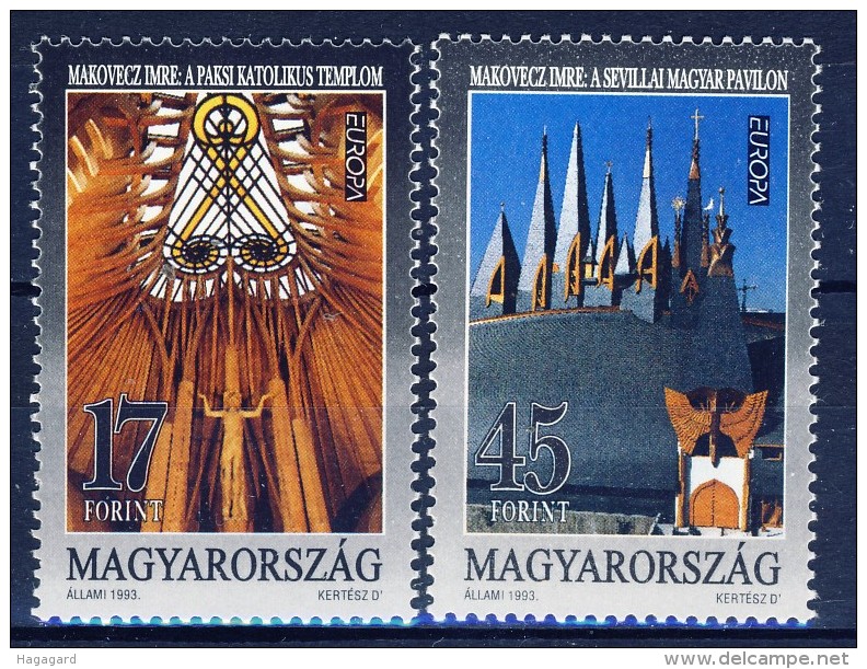 ##C2362. Hungary 1993. Modern Architecture. Michel 4241-42. MNH(**). - Nuevos