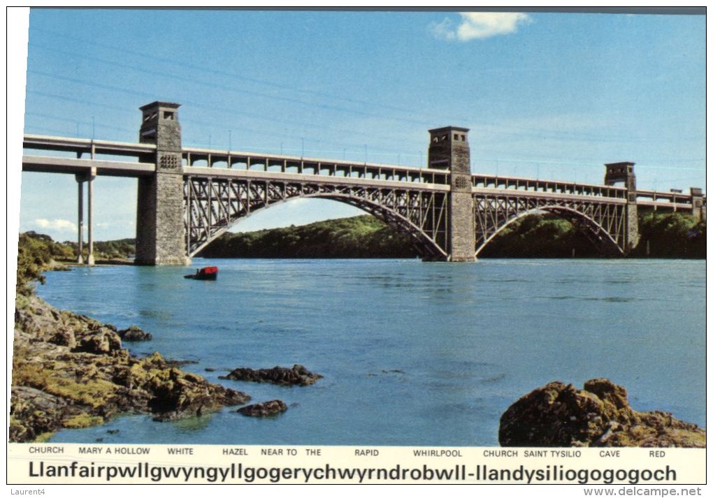 (124) UK - Wales Village With Longest Name In The World - Llanfairpwllgwyngyllgogerychwyrndrobwllllantysiliogogogoch - Anglesey