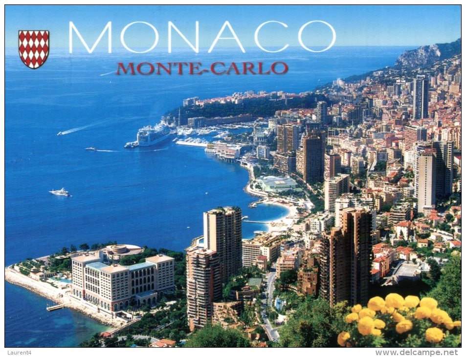 (124) Monaco & Monte Carlo + Cruise Ship In Port - Port