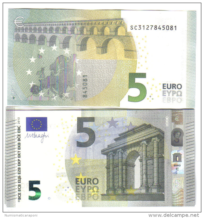 5  €  ITALIE ITALIA  Mario Draghi SC S002C4 Cod.€.004 - 5 Euro