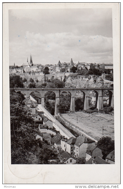 Carte Photo - Luxembourg - Viaduc, 1948 - Luxembourg - Ville