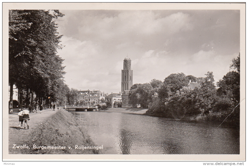 Carte Photo - Zwolle - Burgemeester V. Roijensingel, 1952 - Zwolle