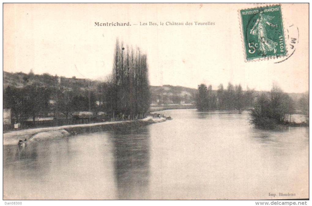 41 MONTRICHARD LES ILES LE CHATEAU DES TOURELLES  CIRCULEE 1908 - Montrichard