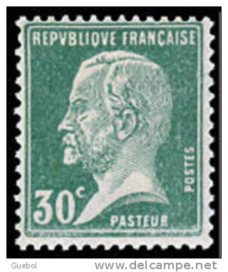 France Pasteur - N°  174 * Célébrité - Le 30 Cts Vert - 1922-26 Pasteur