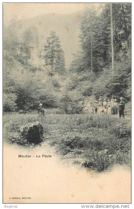 MOUTIER   LA FOULE - Moutier