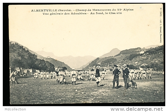 73 ALBERTVILLE / Champ De Manoeuvres Du 22e Alpins, Vue Générale Des Adoubbes / - Albertville