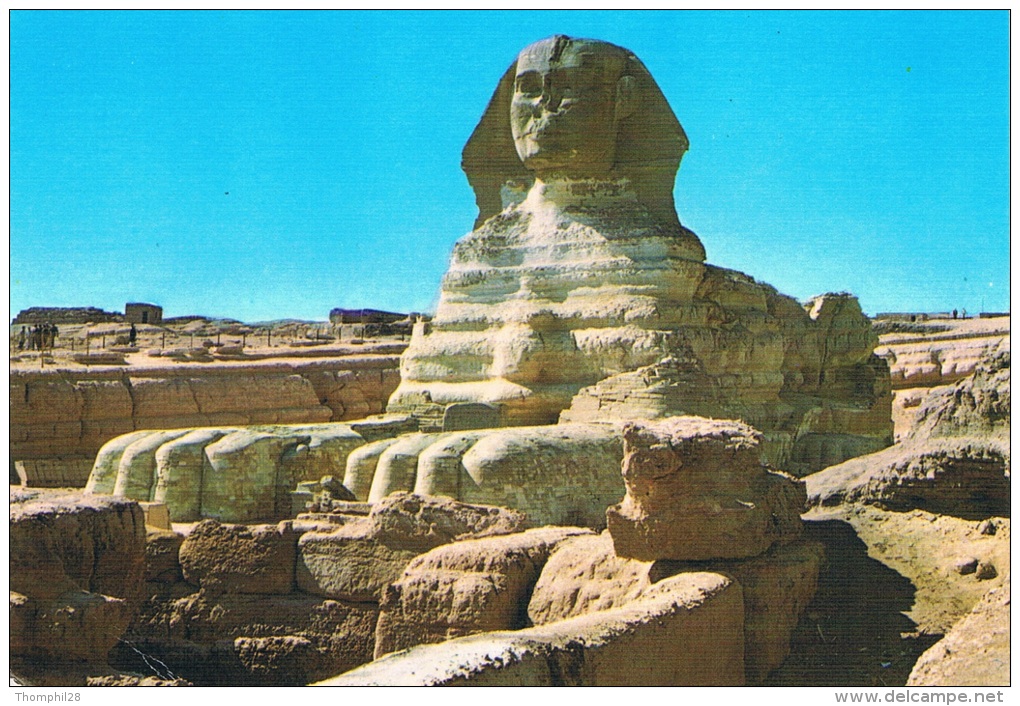 GIZA - The Grat Sphinx / Le Grand Sphinx - Circulée En 1988  (timbres Non Oblitérés) - Sphinx