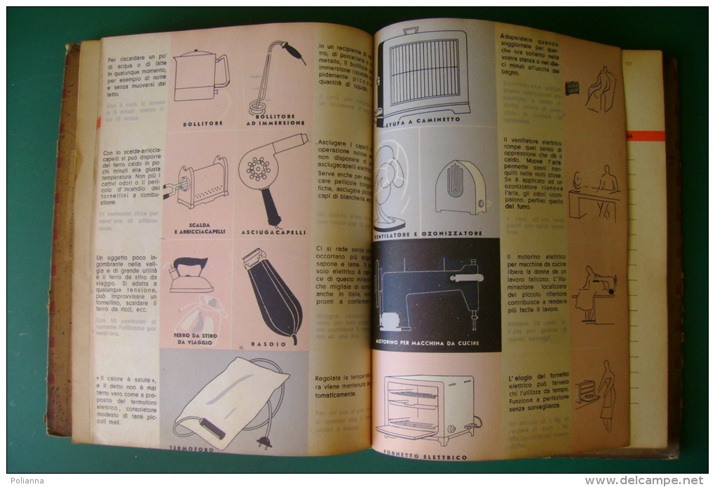 PFM/15 IL LIBRO DI CASA Ed.Domus 1940/AGENDA/RICETTE/PUBBLICITA' ERA FASCISTA - Autres & Non Classés