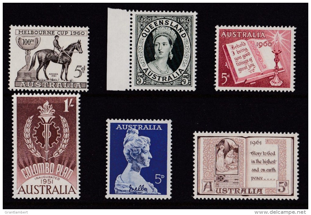 Australia 1960, 1961 Selected Issues MNH - Neufs