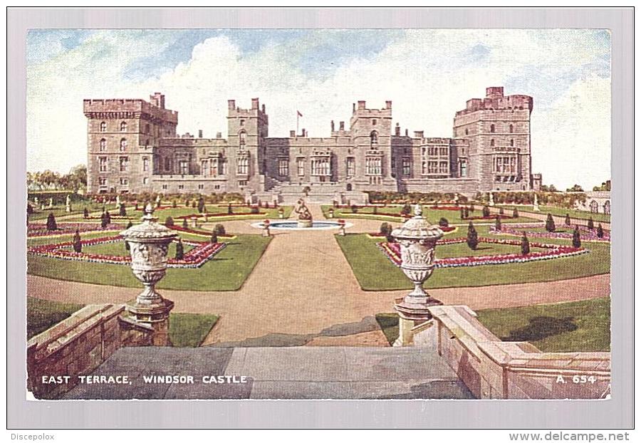 I568 Windsor Castle - East Terrace - Chateau Castello Schloss Castillo / Non Viaggiata - Windsor Castle