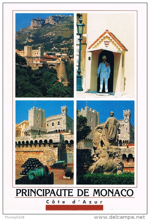 PRINCIPAUTE DE MONACO - Côte D'Azur - Carte Multi-vues - Circulée En 1997 - Mehransichten, Panoramakarten