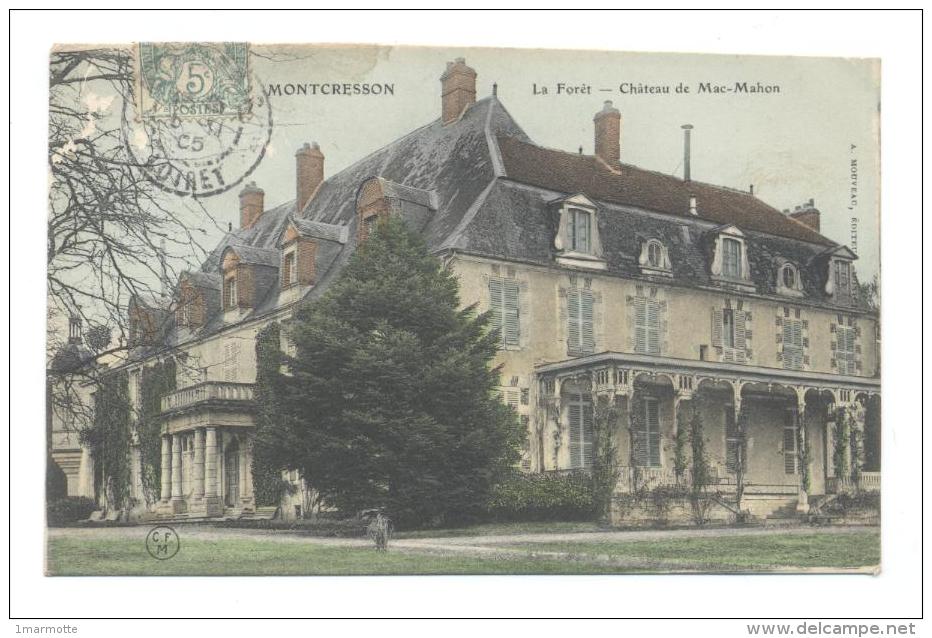 MONTCRESSON  - 1905 - La Forêt - Château De Mac-Mahon - COLORISEE - Autres & Non Classés