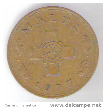 MALTA 1 CENT 1977 - Malta