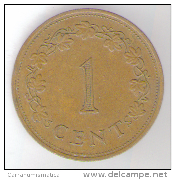 MALTA 1 CENT 1977 - Malte