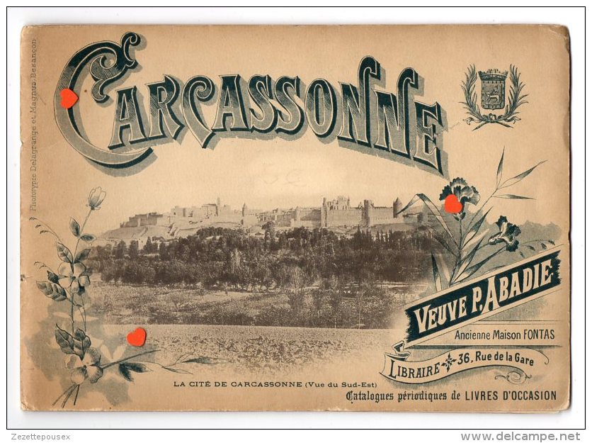 ZE-11-LA CITE DE CARCASSONNE-(Vues Du Sud-Est)--petit Livres D'images - Autres & Non Classés