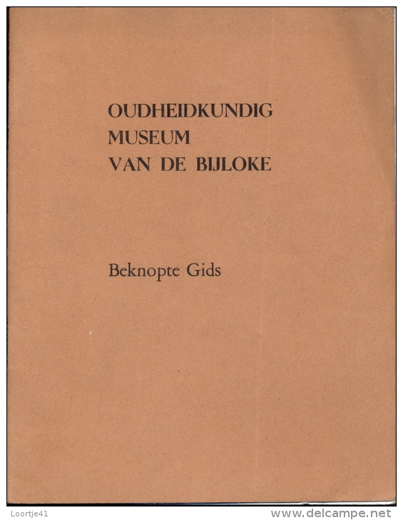 Gids Brochure Oudheidkundig Museum Bijloke Gent - Prácticos