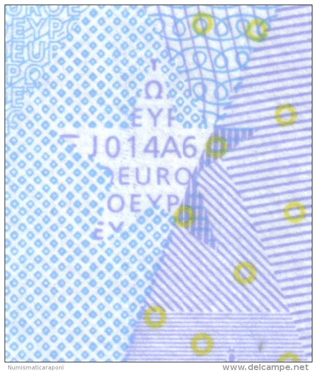 20 € ITALIA DUISENBERG TRICHET DRAGHI UNC S J003C1 + J014A6 + J033GA Cod.€.037 - 20 Euro