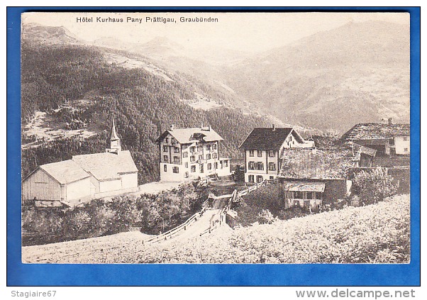 HOTEL KURHAUS PANY PRATTIGAU GRAUBUNDEN - Autres & Non Classés