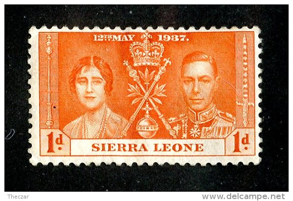 2129x)  Sierra Leone 1937 - SG # 185  M* - Sierra Leone (...-1960)