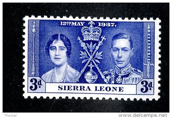 2131x)  Sierra Leone 1937 - SG # 187  M* - Sierra Leone (...-1960)