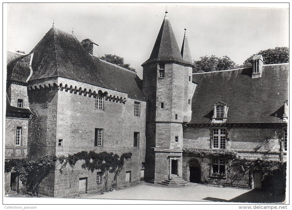 CP, 61, CARROUGES, Le Château (XIVe-XVIIe S.) Bâtiments Nord-Ouest (XVe S.) Vus De La Cour Intérieure, Vierge - Carrouges