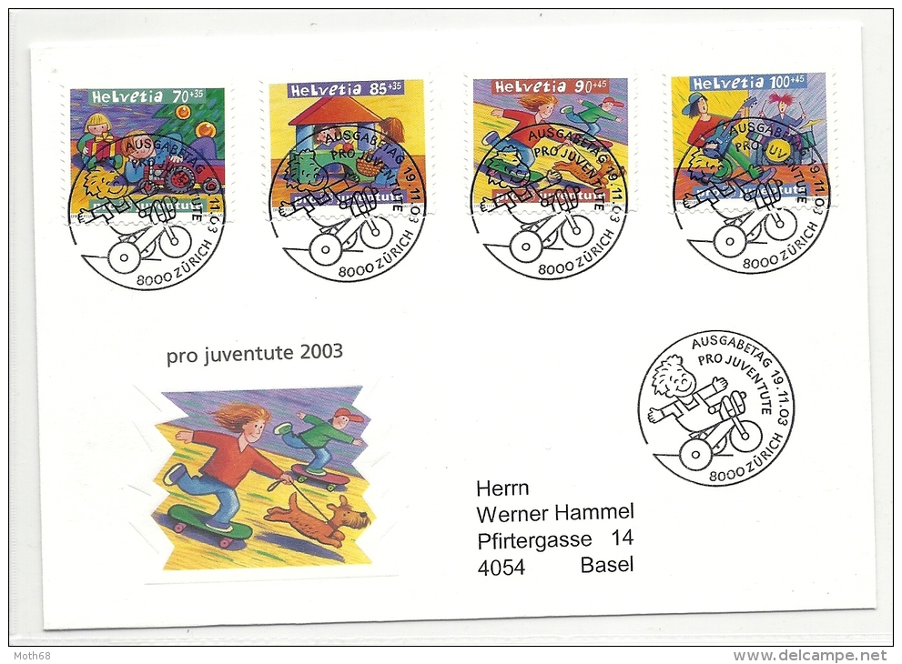 2003 PJ FDC Bogenmarken Selten!! KW 90.- - Briefe U. Dokumente