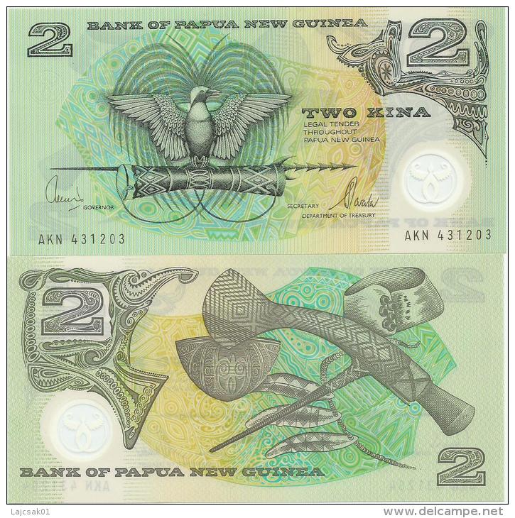 Papua New Guinea 2 Kina 2000. UNC P-16c  Polymer - Papua Nueva Guinea