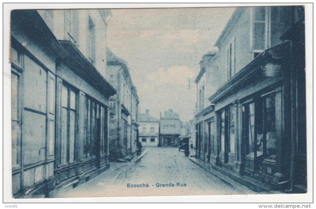 CPSM ECOUCHE, GRANDE RUE, Format CPA, ORNE 61 - Ecouche