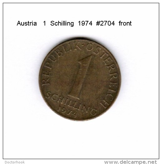 AUSTRIA   1  SCHILLING  1974  (KM # 2886) - Austria