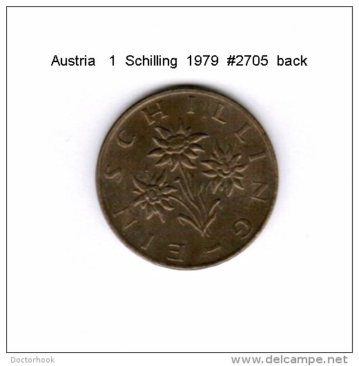 AUSTRIA   1  SCHILLING  1979  (KM # 2886) - Oesterreich