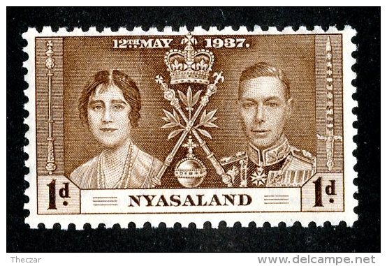 2149x)  Nyasaland 1937 - SG # 128  M* - Nyassaland (1907-1953)