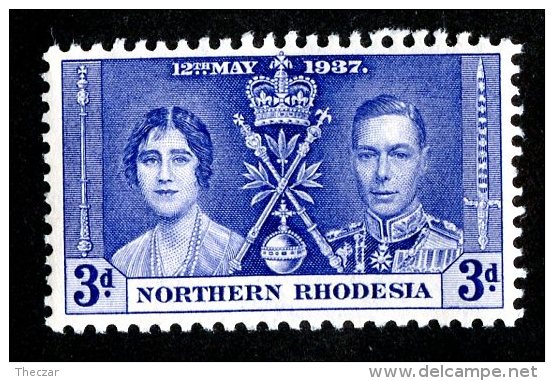 2151x)  Northern Rhodesia 1937 - SG # 22  M* - Rhodésie Du Nord (...-1963)