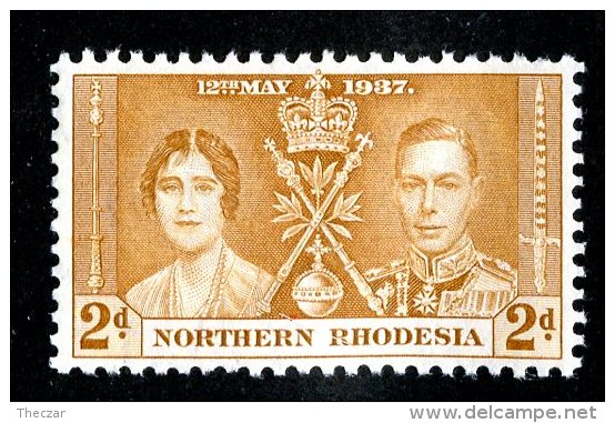 2152x)  Northern Rhodesia 1937 - SG # 23  M* - Rhodésie Du Nord (...-1963)