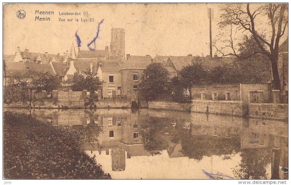 MEENEN - MENIN - Leleboorden - Vue Sur La Lys - Menen