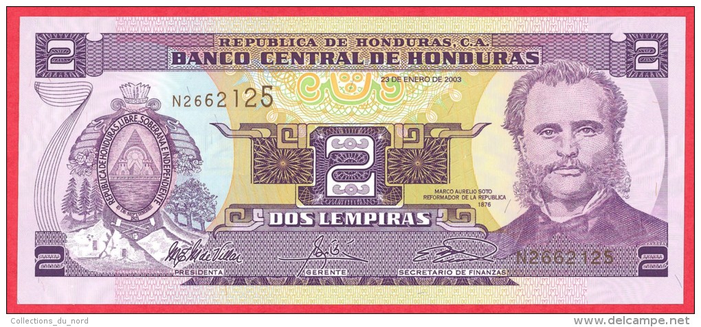 Honduras - 2 Lempiras 2003 UNC / Papier Monnaie - Honduras - Honduras