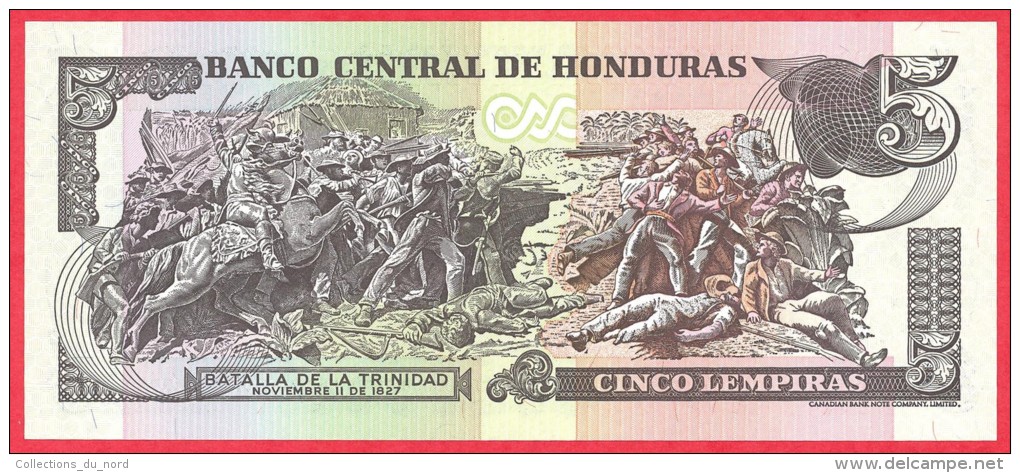 Honduras - 5 Lempiras 2003 UNC / Papier Monnaie - Honduras - Honduras