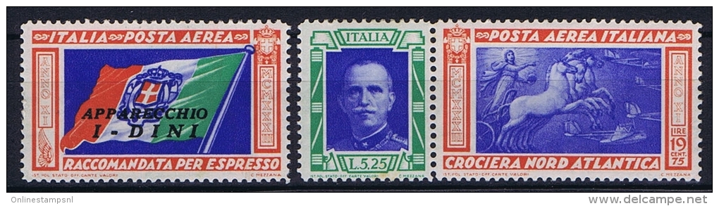 Italy: Posta Aerea 1933 Balbo, Sa 51 F MNH - Poste Aérienne