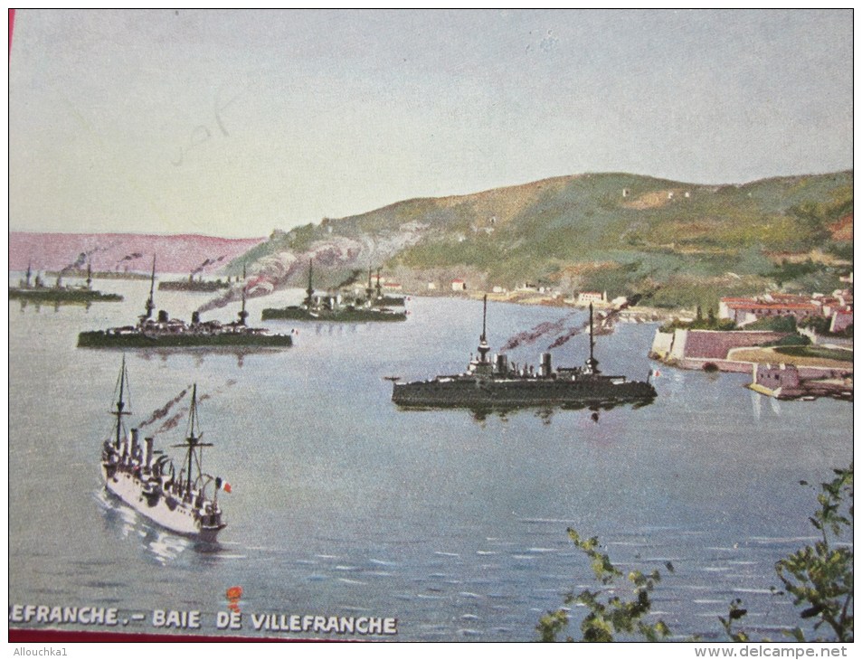 1916 -->Villefranche-sur-Mer La Baie -> Carte Postale Illustrateur Signé Oilette--Tuck Raphaël Bateau - Tuck, Raphael