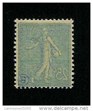 FRANCE TYPE SEMEUSE LIGNEE N° 132 D ** RECTO VERSO - 1903-60 Säerin, Untergrund Schraffiert