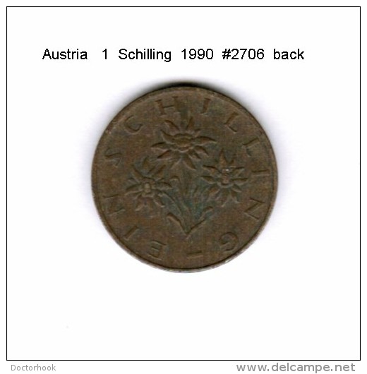 AUSTRIA   1  SCHILLING  1990  (KM # 2886) - Austria