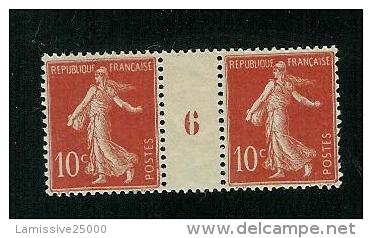 FRANCE TYPE SEMEUSE N° 135 **  MILLESIME 6 DE 1906 TYPE II - Millesimes