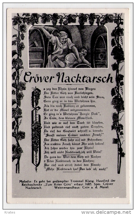 Postcard - Crover Nacktarsch      (11288) - Kröv