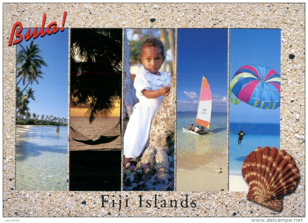 (153) Fiji Island (with Seashell) - Fiji
