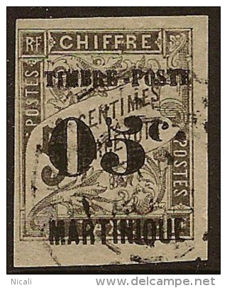 MARTINIQUE 1891 05c On 5c Black SG 21 U YZ511 - Gebraucht