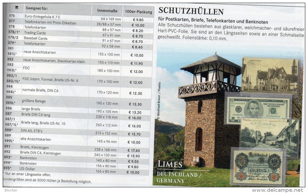 Schutz Kleiner Ansichtskarten Hüllen 100-Box Neu 10€ Einsortieren Alter Karten #889 Maß 145x96 Mm Postcard Of The World - Blankoblätter